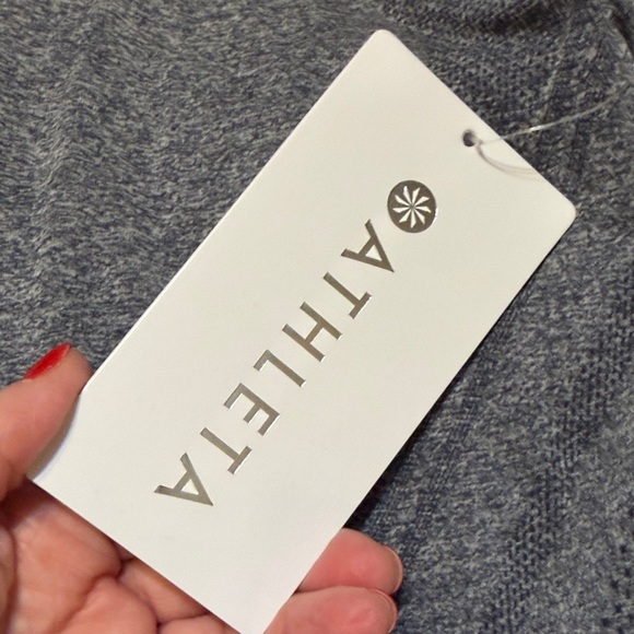 Athleta Heather Gray Racerback Tank - Picture 4 of 5